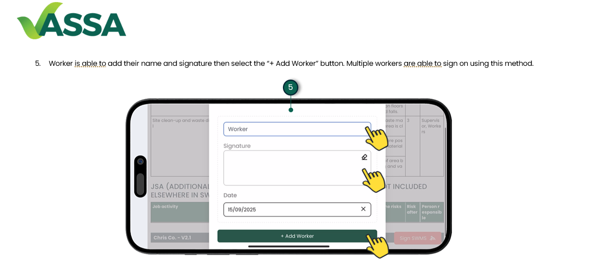 Walk through SWMS Preview and Sharing Options [Desktop] [Mobile]